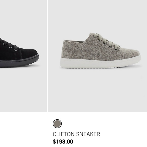 EILEEN FISHER 11 Clifton Felted Wool Sneakers in Koala Gray • Fall Winter Shoes - Picture 13 of 16